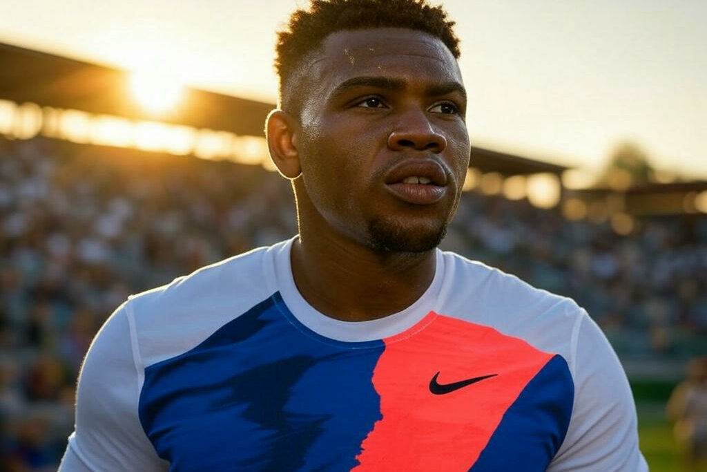 un homme en maillot de nike